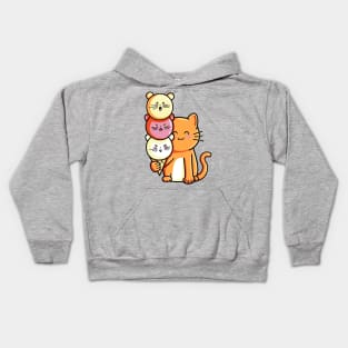 Cat and micecream Kids Hoodie